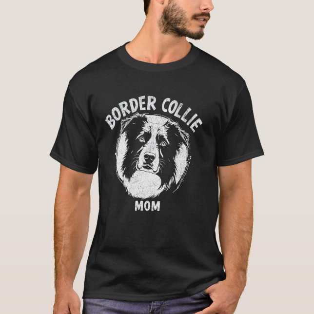 T-shirt Mère Border Collie (Devant)