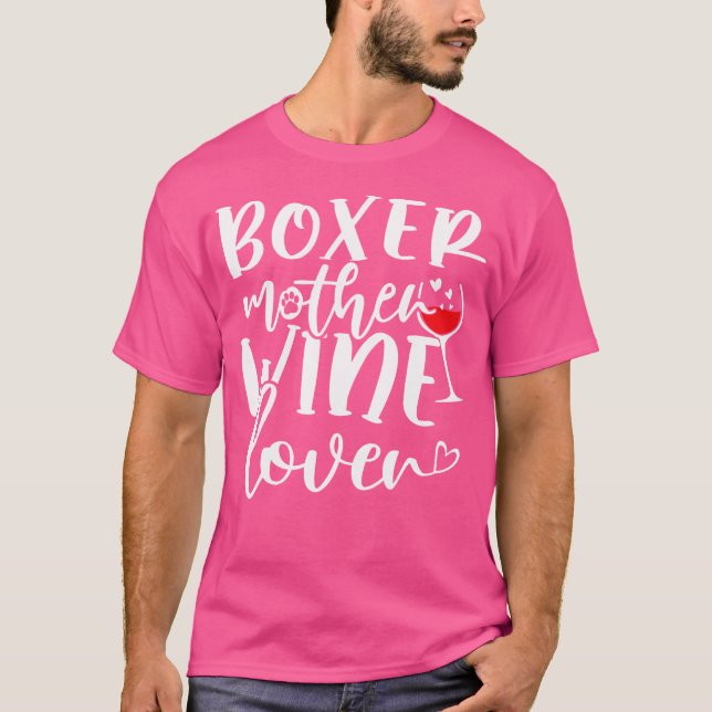 T-shirt Mère Boxe Lover (Devant)