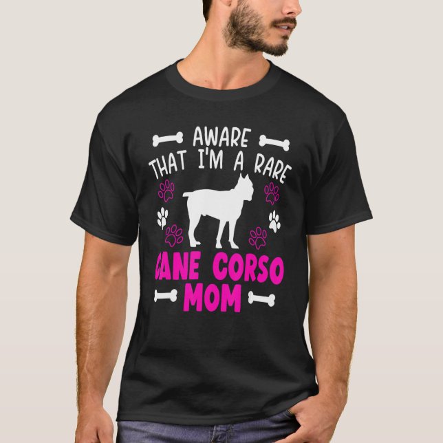 T-shirt Mère Cane Corso Chienne Mère Chienne Race Mastiff (Devant)