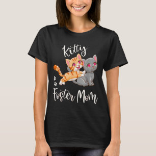 T-shirt Mère d'accueil de chaton drôle cadeau adorable amo