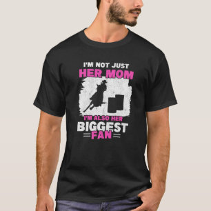 T-shirt Mère De Barrel Racer Maman Plus Gros Ventilateur H