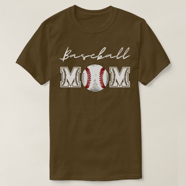 T-shirt Mère de baseball 20 (Design devant)