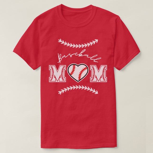 T-shirt Mère de baseball 23 (Design devant)