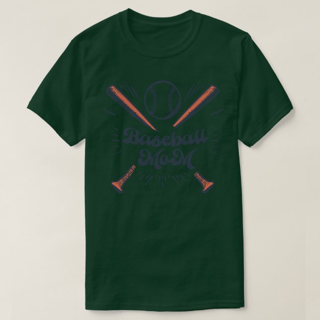 T-shirt Mère de baseball 4 (Design devant)
