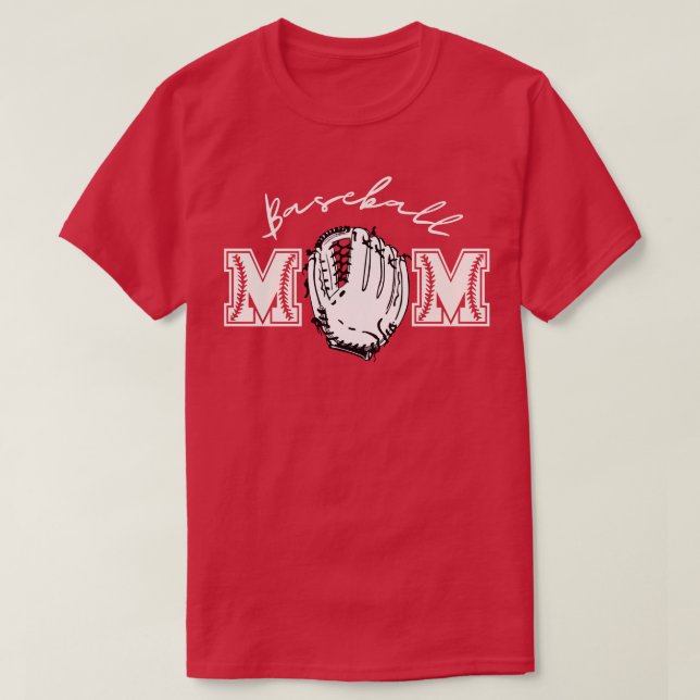 T-shirt Mère de baseball 7 (Design devant)