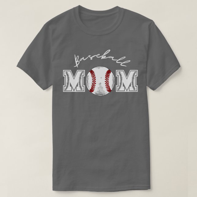 T-shirt Mère de baseball 9 (Design devant)