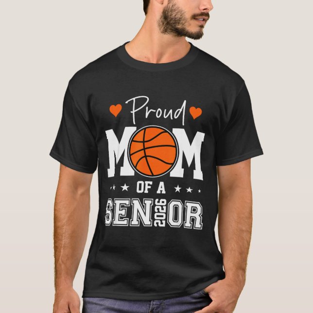 T-shirt Mère de basket-ball senior classe 2026 Graphisme (Devant)