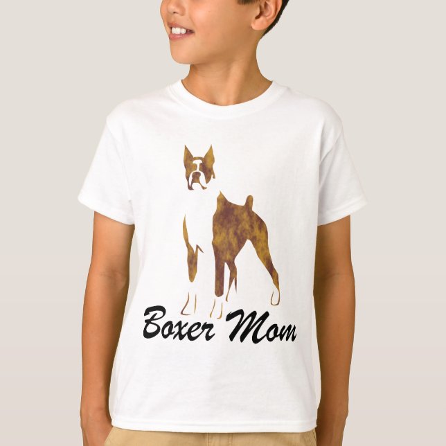 T-shirt Mère de boîte à oreilles recadrée (Devant)