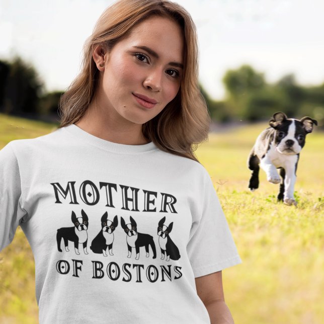 T-shirt Mère de Boston Terriers drôle (Créateur téléchargé)