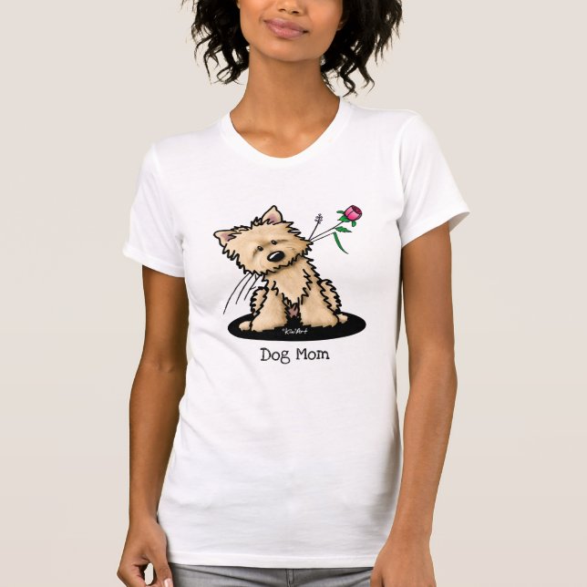 T-shirt Mère de Cairn Terrier (Devant)