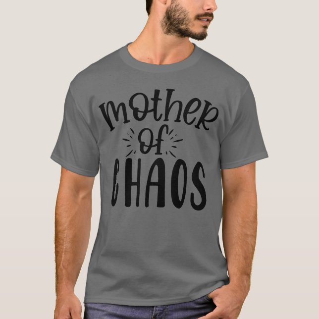 T-shirt mère de chaos 80s ami (Devant)