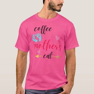T-shirt Mère de chat Amateur de café 183