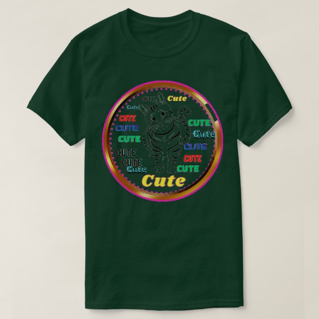 T-shirt Mère de chat Amateur de café 298 (Design devant)