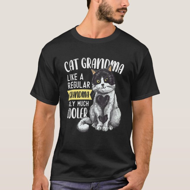 T-shirt Mère de chat   Chat   Propriétaire de chat Chat (Devant)