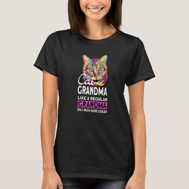 T-shirt Mère de chat  Chat  Propriétaire de chat Chat  2 (Devant)