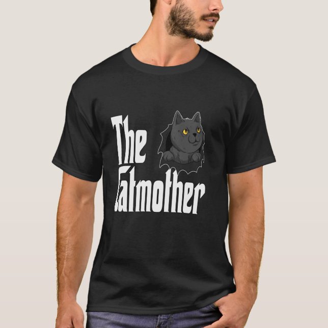 T-shirt Mère de chat drôle Catmère Mère de chat Maman chat (Devant)