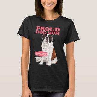 T-shirt Mère de chien Saint-Bernard St. Bernhard