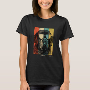 T-shirt Mère de chien Terre-Neuve vintage Père Enfants Hom