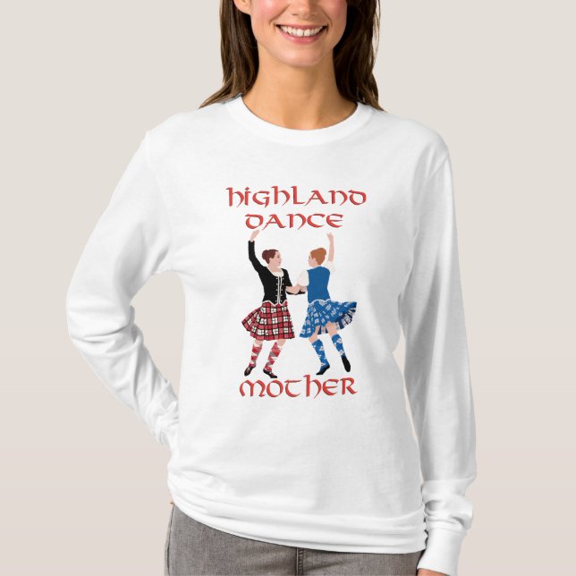 T-shirt Mère de danse highland écossaise (Devant)