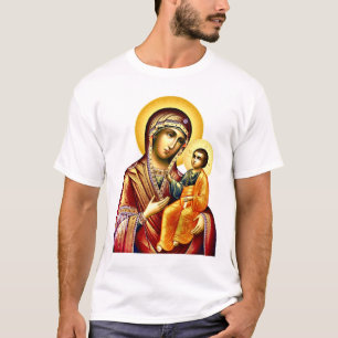 T-shirt Mère de Dieu Vierge et enfant 3 icône