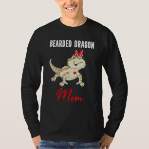 T-shirt Mère de dragon barbu propriétaire d'animal de comp