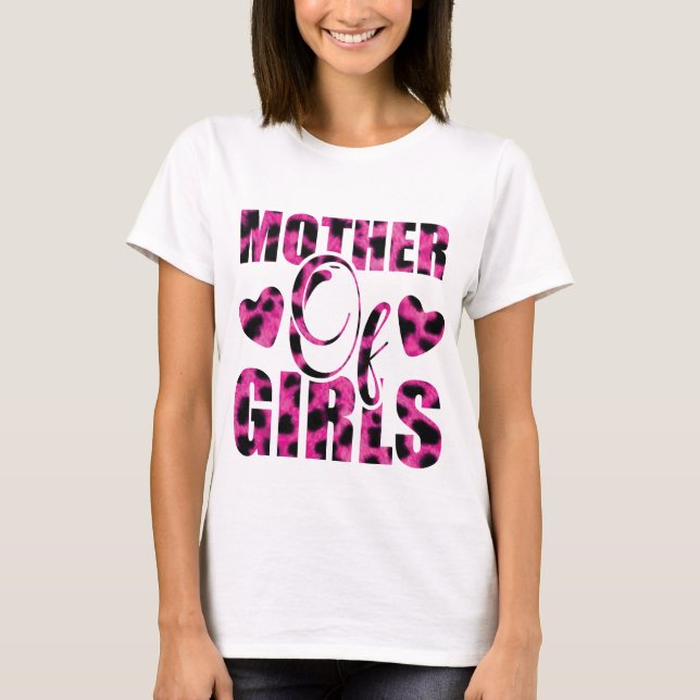 T-shirt Mère de Filles - Fête des Mères (Devant)