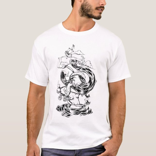 T-shirt Mère de folie (Devant)