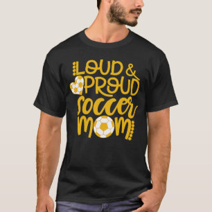 T-shirt Mère de football forte et fière Maman de sport