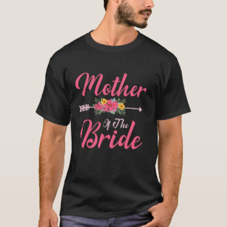 T-shirt Mère De La Fête De Mariage Mariée