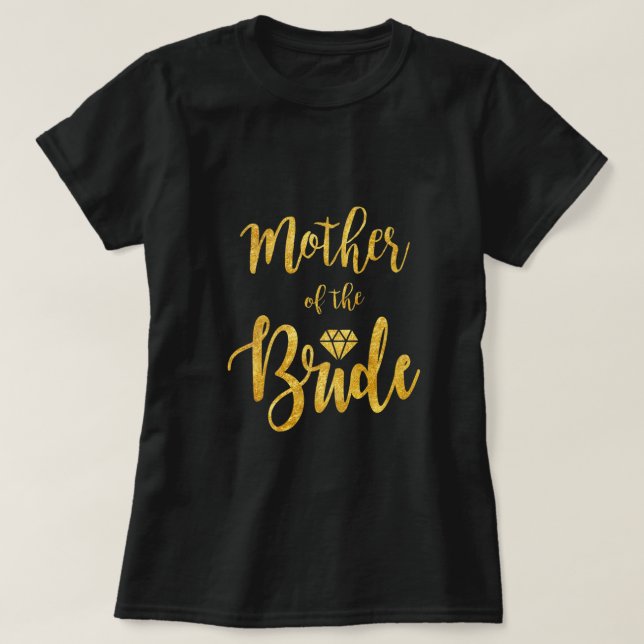 T-shirt Mère de la mariée (Design devant)