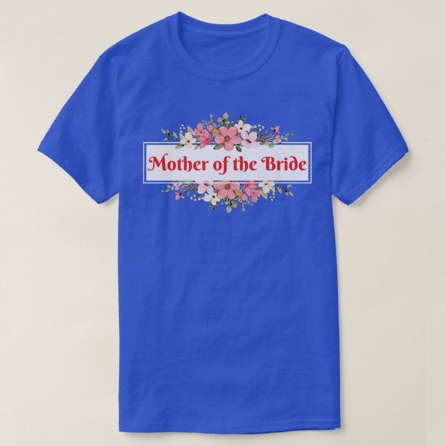 T-shirt Mère de la mariée  (Design devant)