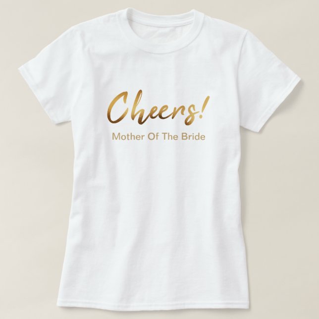 T-shirt Mère De La Mariée (Design devant)