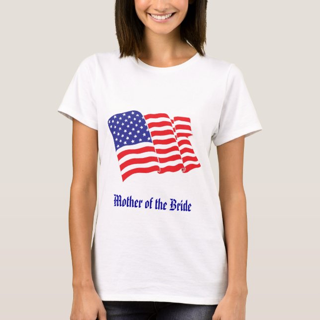 T-shirt Mère de la mariée (Devant)