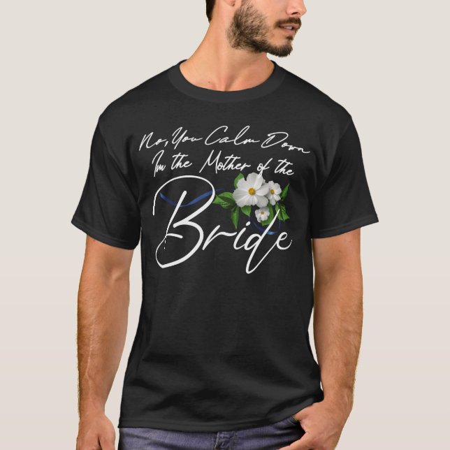 T-shirt Mère de la mariée cadeau design (Devant)