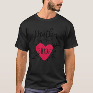 T-shirt Mère de la mariée - Cœur de flèche Mariage Bachelo