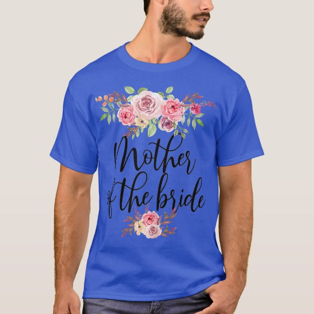 T-shirt Mère de la mariée, cortège de mariage (Devant)