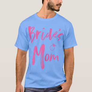 T-shirt Mère de la mariée Femmes Rose Cortège de mariage 