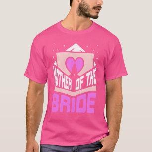 T-shirt Mère de la mariée fête de mariage enterrement de v