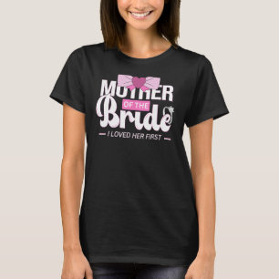 T-shirt Mère de la mariée maman pour mariage ou enterremen