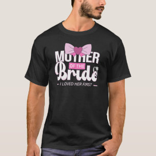 T-shirt Mère de la mariée maman pour mariage ou enterremen