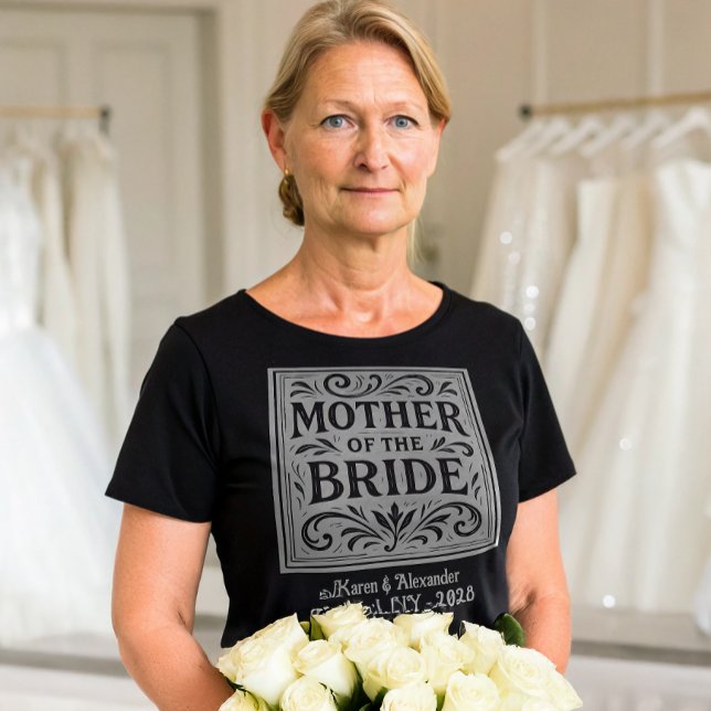 T-shirt Mère de la mariée Romantique Mariage répétition (Créateur téléchargé)