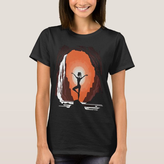 T-shirt Mère de la Méditation de Yoga Faire du Yoga dans l (Devant)