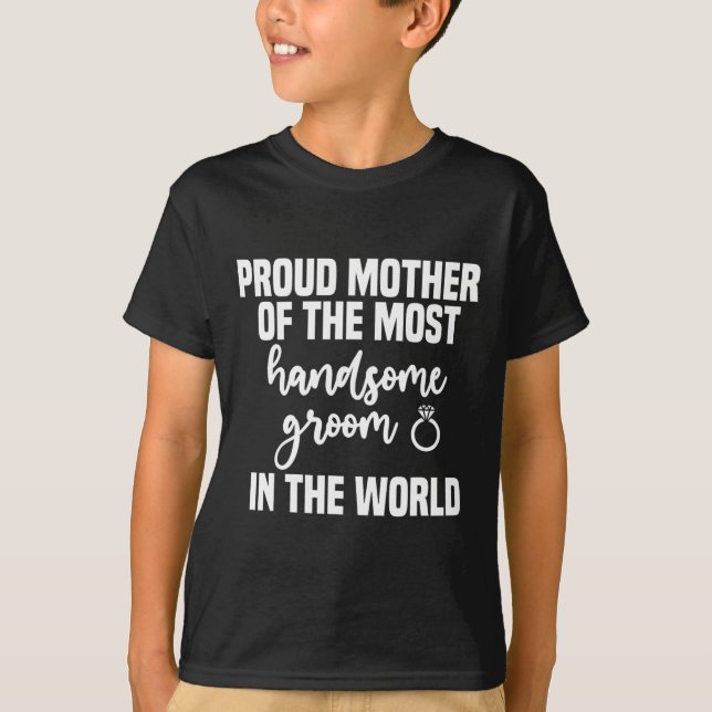 T-shirt Mère de la pièce Mère la plus belle Mère de la Fêt (Devant)