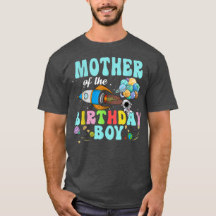 T-shirt Mère De L'Anniversaire Astronaut Boy Space Party T
