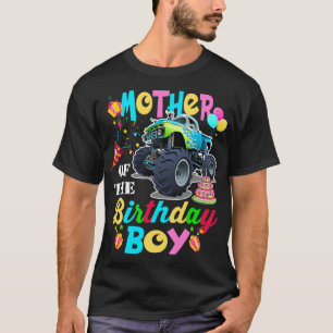T-shirt Mère de l'anniversaire Boy Monster Camion Annivers