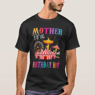 T-shirt Mère De L'Anniversaire Garçon Ringmaster Cirque Na
