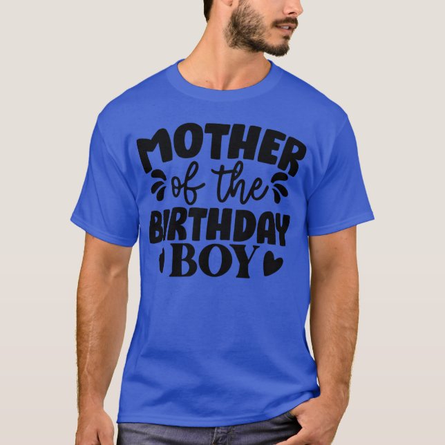 T-shirt Mère De L'Anniversaire Garçon vintage (Devant)