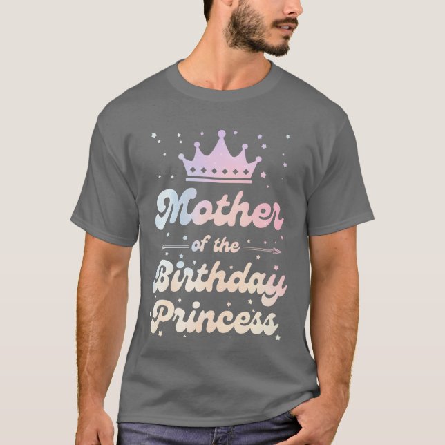 T-shirt Mère de l'Anniversaire Princesse ami (Devant)