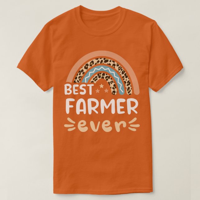 T-shirt Mère de Léopard Rainbow  (Design devant)