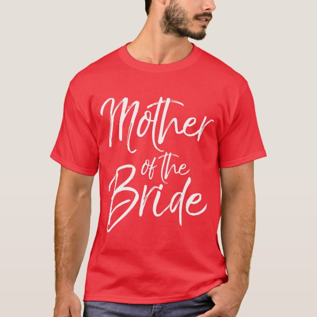 T-shirt Mère De L'Épouse Pour Moms Don De Mariée (Devant)